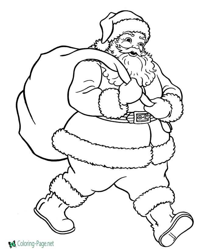 Christmas coloring pages