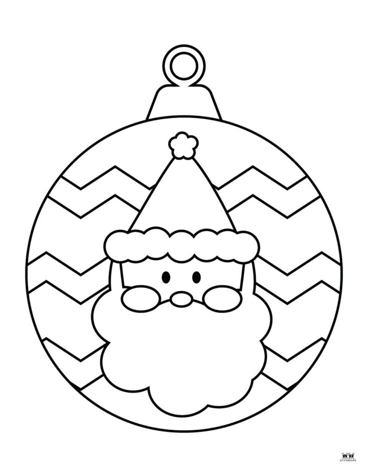 Santa coloring pages