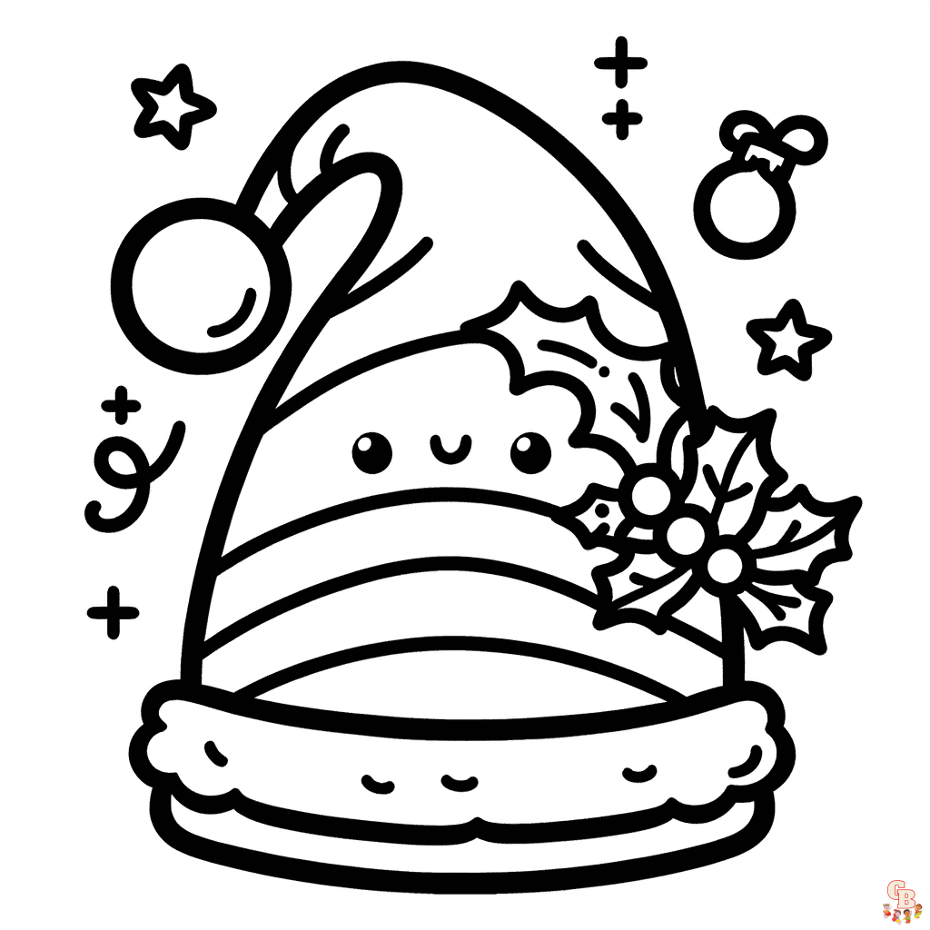 Explore fun creative hat coloring pages for kids