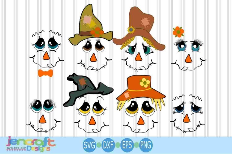 Scarecrow face svg