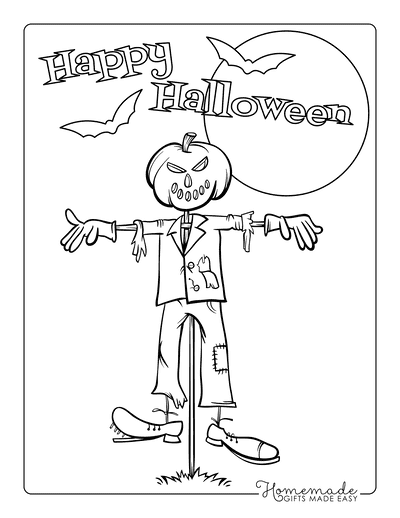 Free printable halloween coloring pages