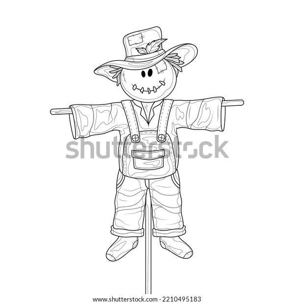 Sketch scarecrow face images stock photos d objects vectors