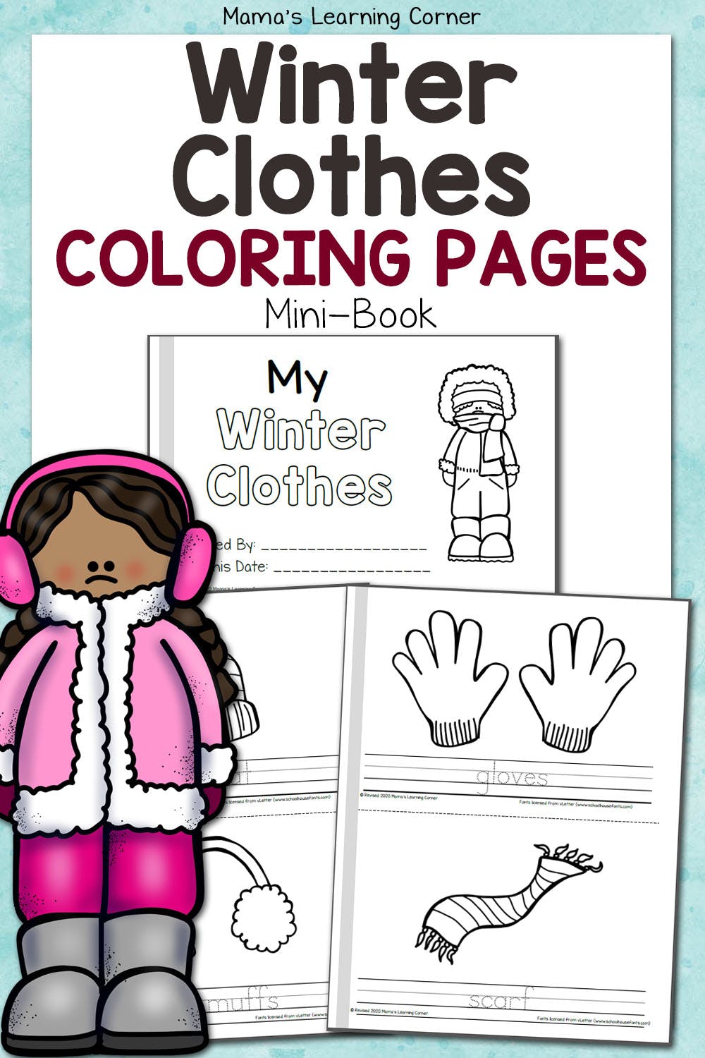 Winter coloring pages