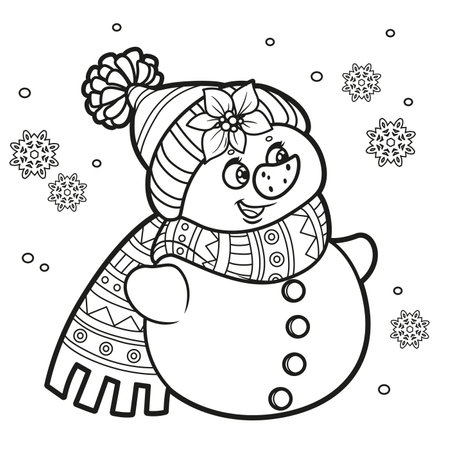 Winter coloring pages cliparts stock vector and royalty free winter coloring pages illustrations