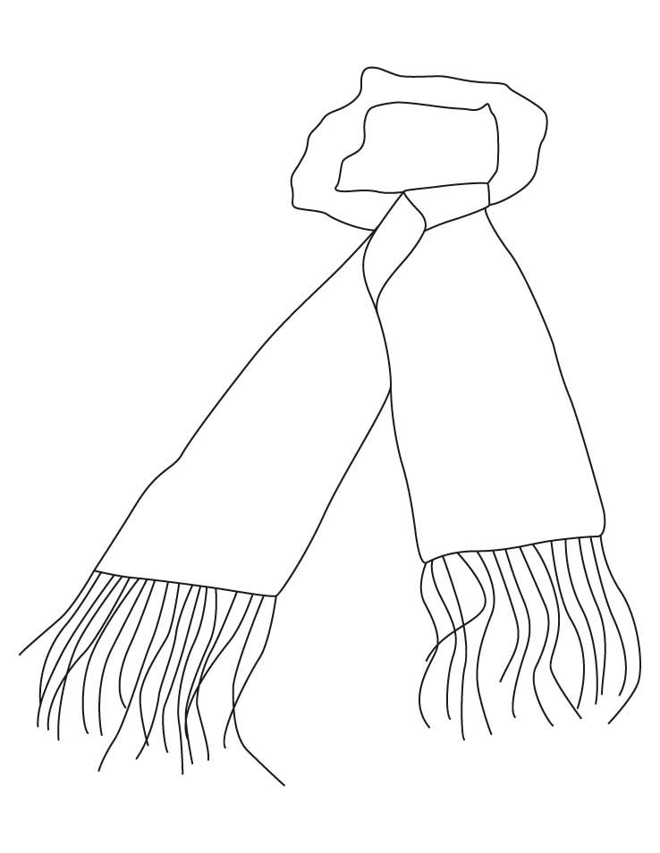 Scarf coloring pages download free scarf coloring pages for kids best coloring pages