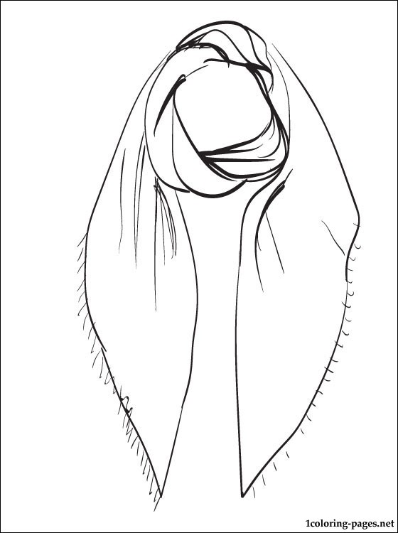 Scarf coloring page coloring pages scaldacollo