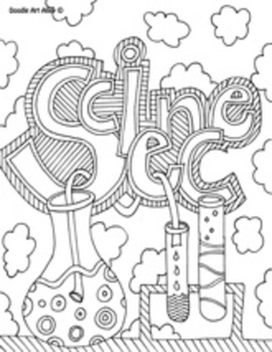 Free science colouring images teaching resources