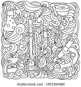 Science colouring page images stock photos d objects vectors