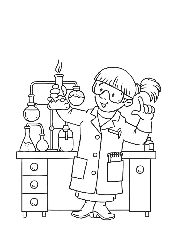 Science coloring pages