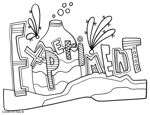 Free science colouring images teaching resources