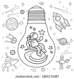 Science colouring page images stock photos d objects vectors