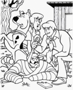 Scooby doo coloring pages free coloring pages