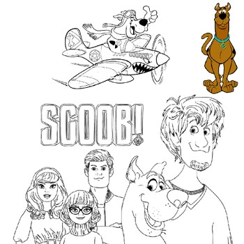 Scooby doo coloring pages