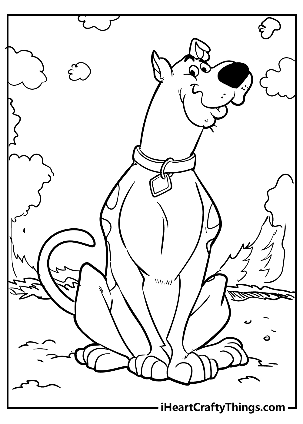 Scooby doo coloring pages free printables