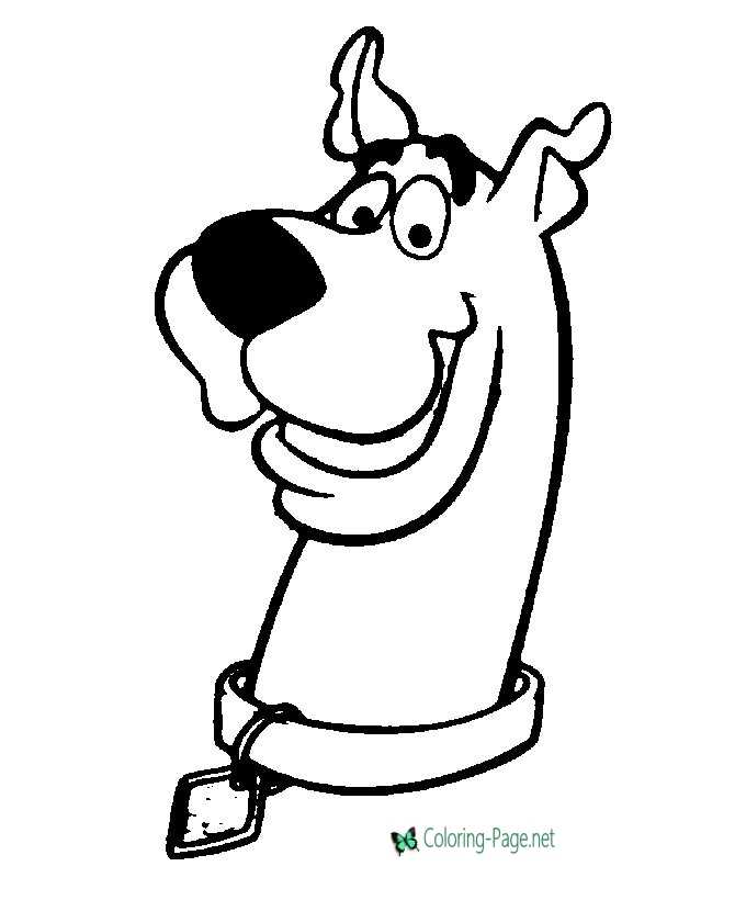 Scooby doo coloring pages