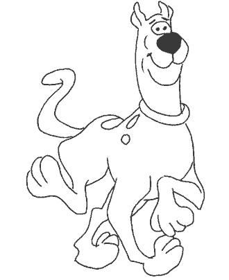 Scooby doo coloring pages for kids