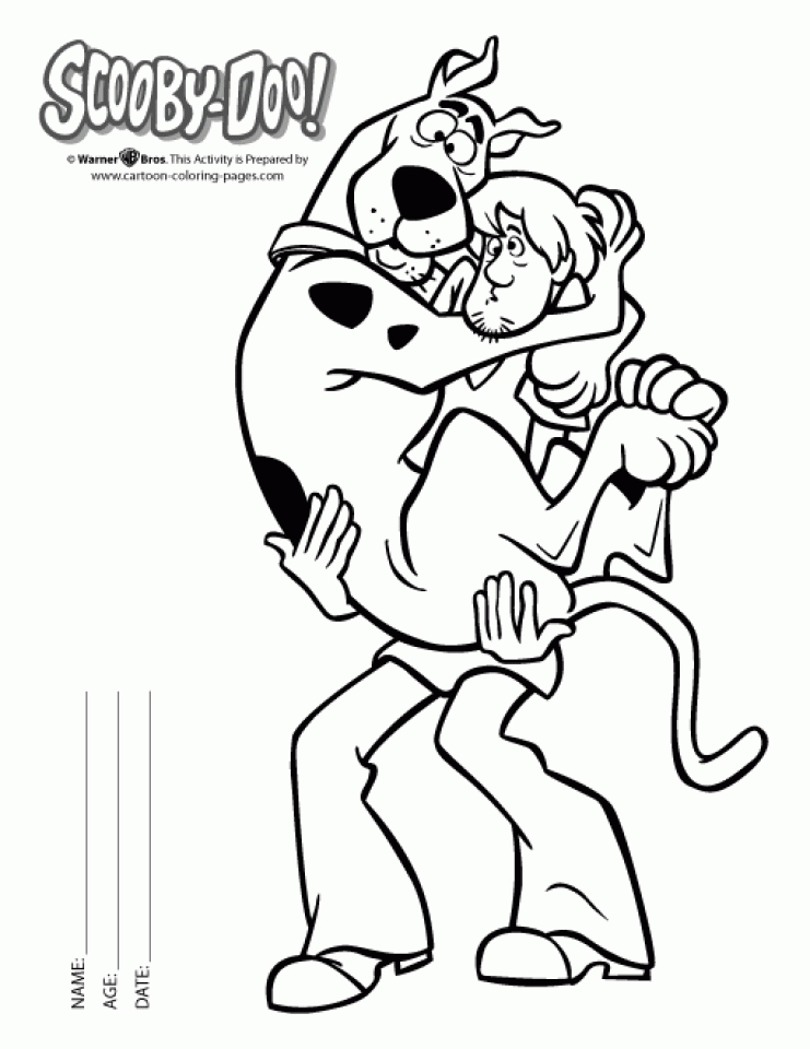 Get this scooby doo coloring pages free printable