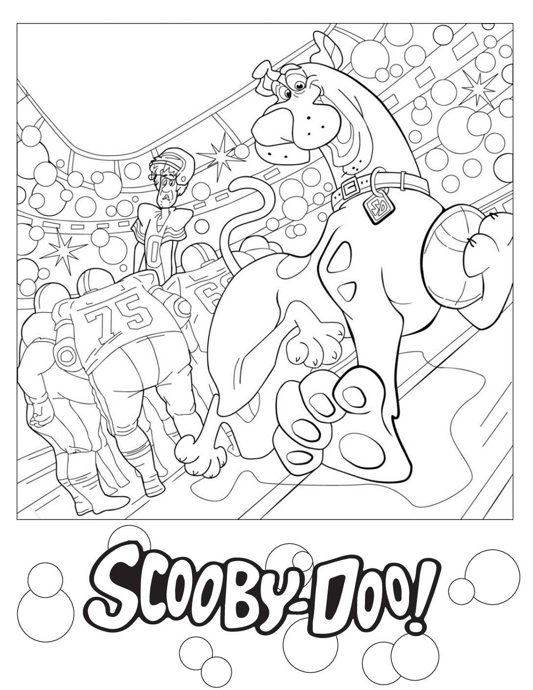 Coloring page scooby doo