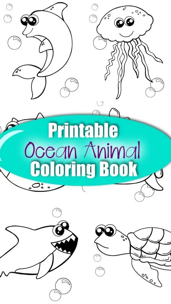 Printable ocean animal templates â simple mom project