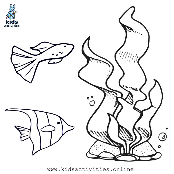 Free printable sea animals coloring pages â kids activities