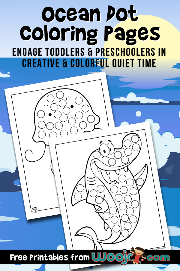 Ocean dot coloring pages woo jr kids activities childrens publishing