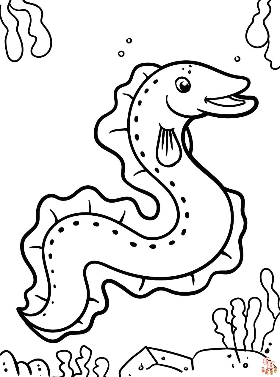 Free printable sea creatures coloring pages