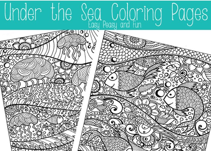 Ocean animals coloring pages archives