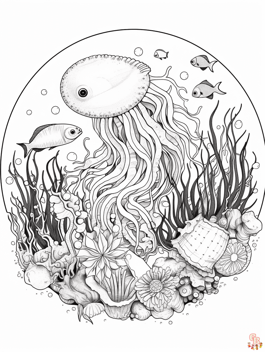 Sea animals coloring pages free printable