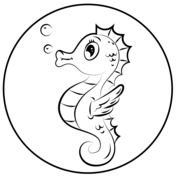 Seahorse coloring pages free coloring pages
