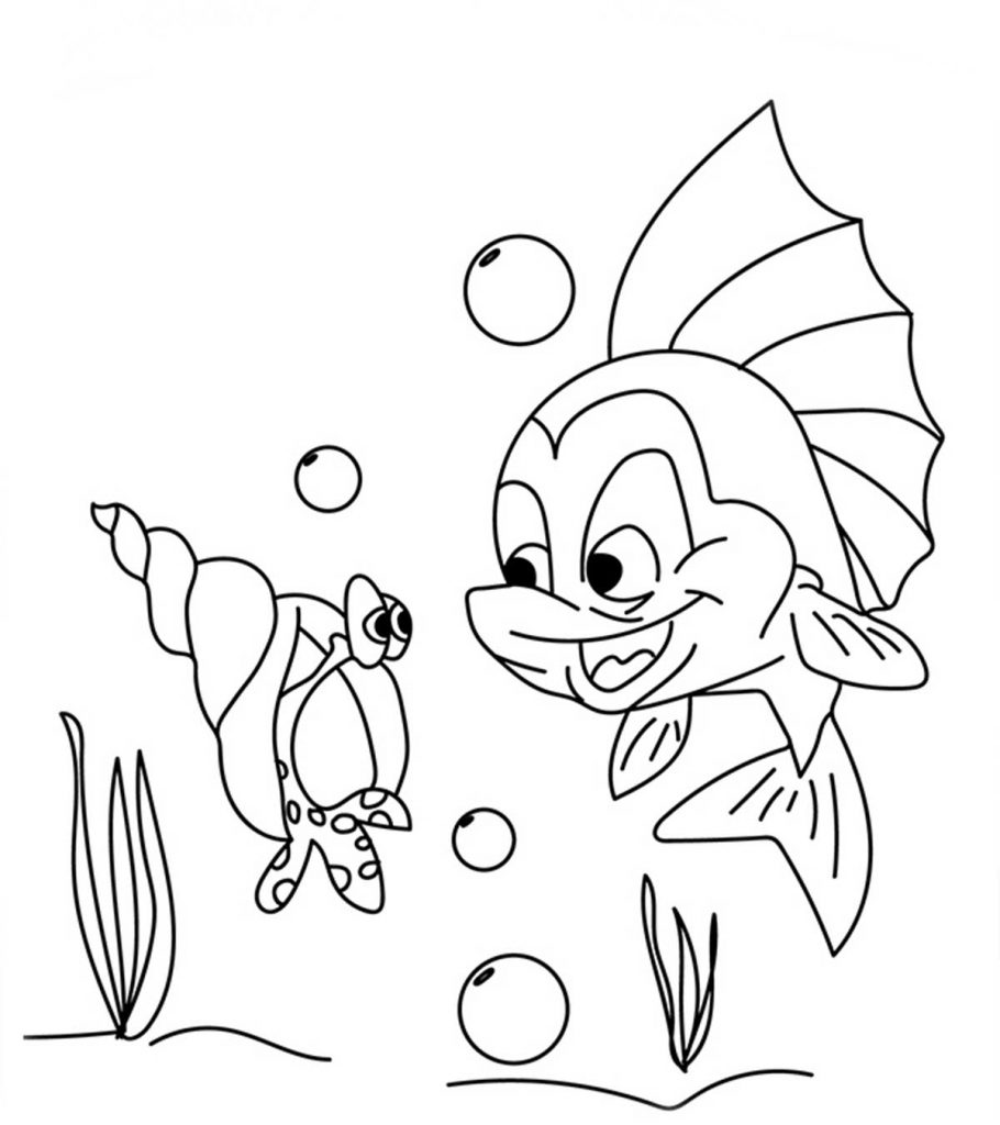 Top free printable shell coloring pages online