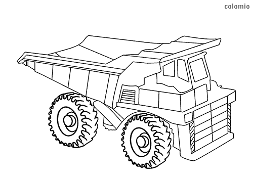 Trucks coloring pages free printable truck coloring sheets