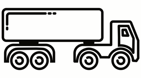 Semi truck coloring page free printable coloring pages
