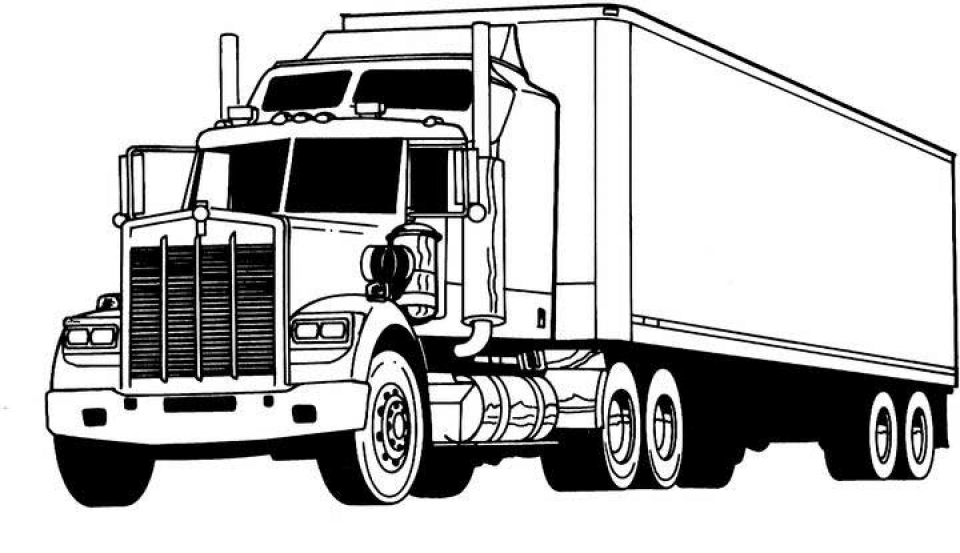 Get this truck coloring pages kids printable