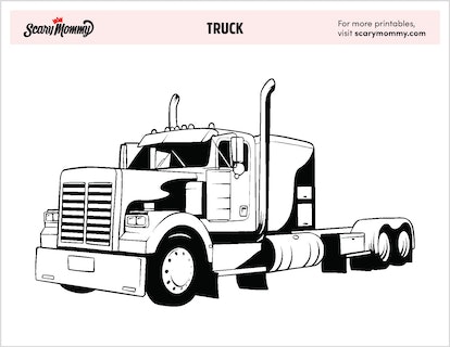 Truck coloring pages that are truckin awesome