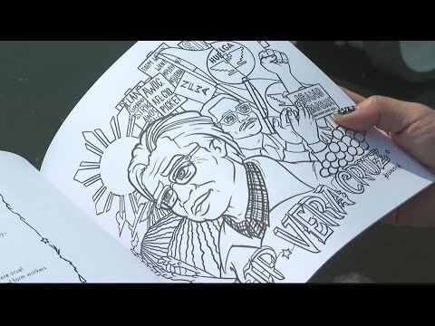 Organization helps create aapi coloring book