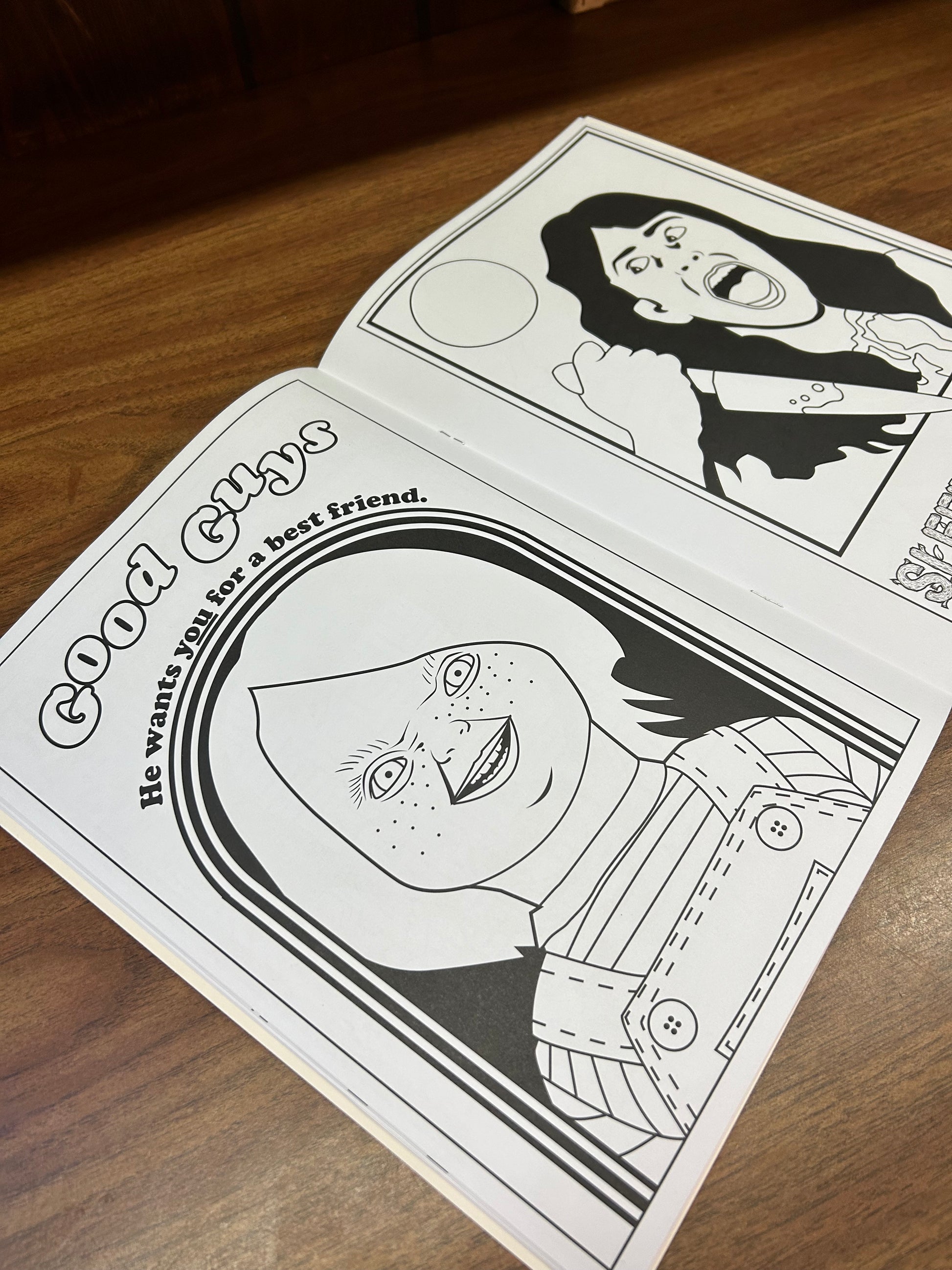 Color the killer coloring and activity book â