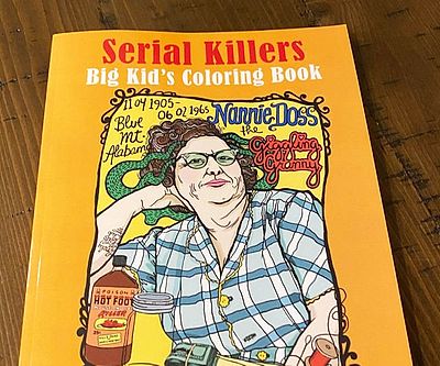 The scariest serial killers coloring book