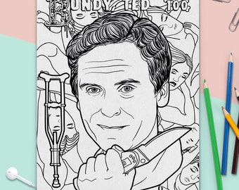 Scariest serial killers coloring book famous murderer ted bundy a true crime adult jpg