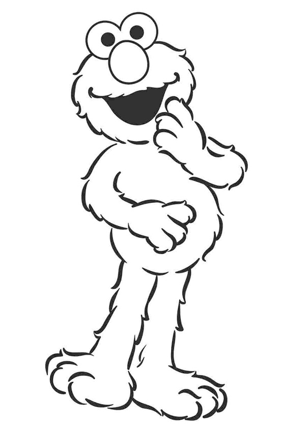 Coloring pages printable sesame street coloring