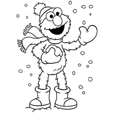 Cute elmo coloring pages