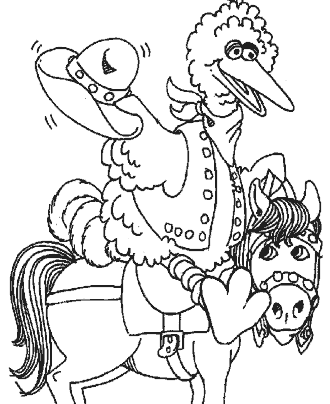 Sesame street coloring pages for kids