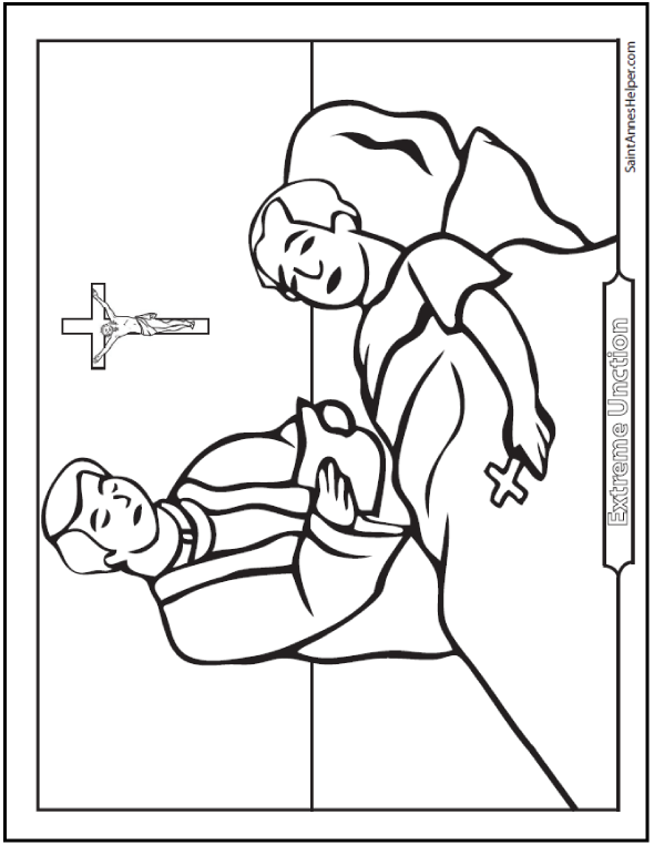 Catholic sacraments âïâï catechism and sacrament coloring pages