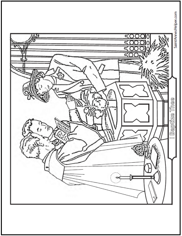 Catholic sacraments âïâï catechism and sacrament coloring pages