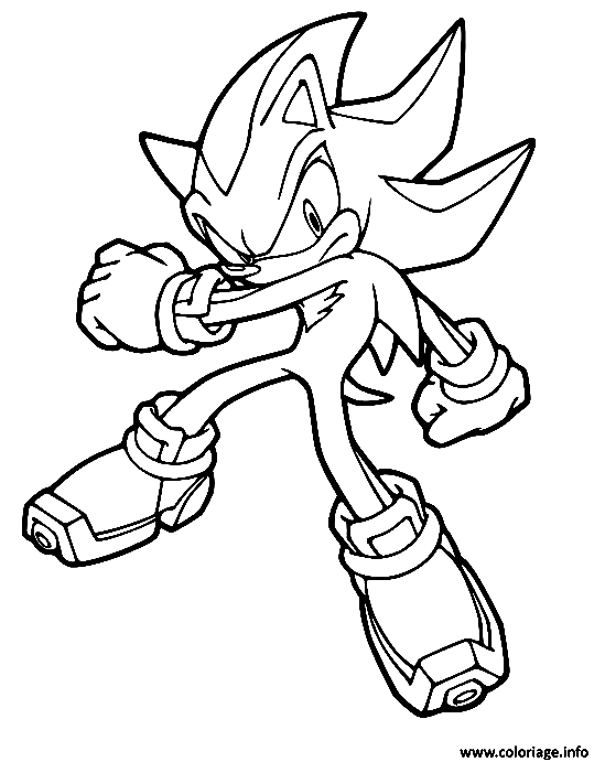 Shadow the hedgehog coloring pages printable for free download