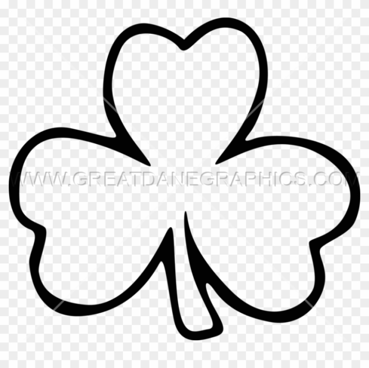 Free download printable shamrock coloring sheet clipart