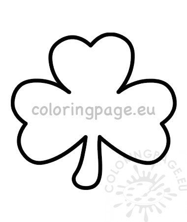 Shamrock template