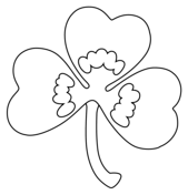 Shamrock coloring pages free coloring pages