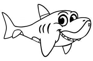 Free shark coloring pages to download