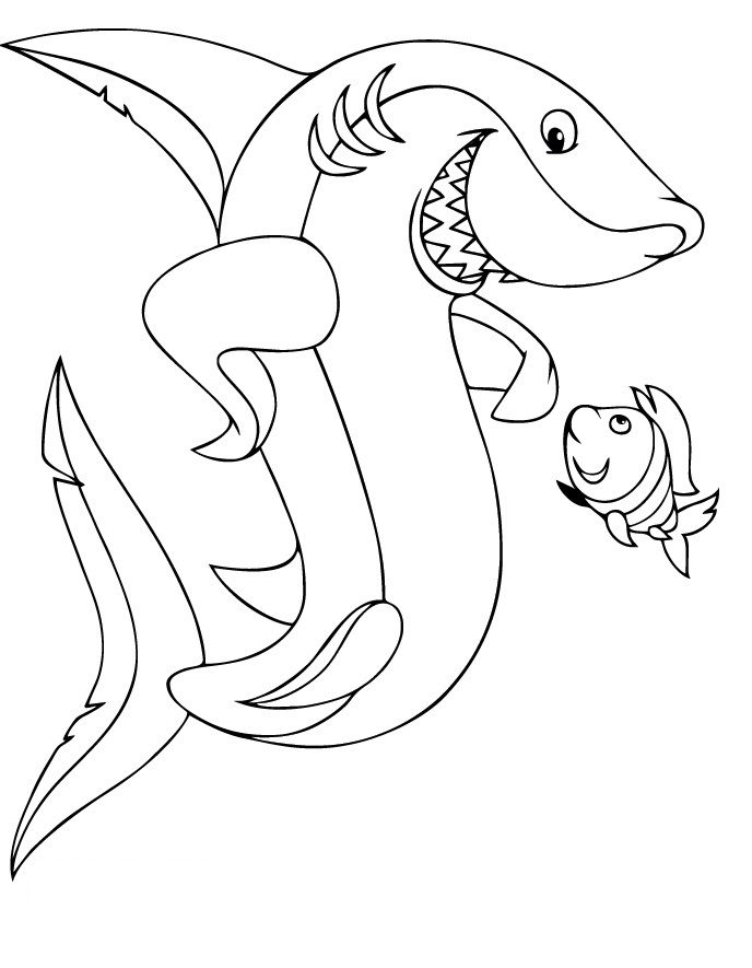 Free printable shark coloring pages for kids shark coloring pages animal coloring pages cartoon coloring pages