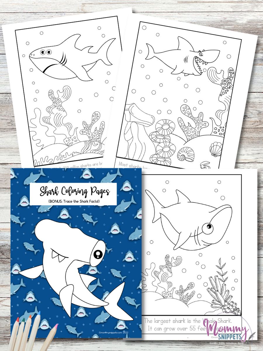 Free shark printables